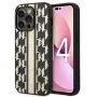 Karl Lagerfeld Apple iPhone 14 Pro 6.1 pevné puzdro Monogram Stripe hnedá