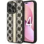 Karl Lagerfeld Apple iPhone 14 Pro Max 6,7 palca Monogram Stripe hnedý zadný kryt