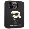 Karl Lagerfeld Apple iPhone 14 Pro Max Liquid Silicone Ikonik NFT puzdro čierna