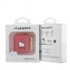 Hello Kitty puzdro pre Apple AirPods 1/2 silikónové 3D Kitty Head červené