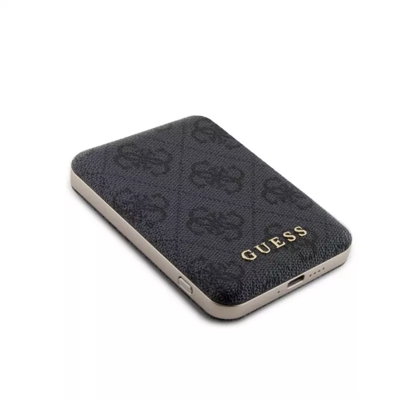 Guess powerbanka MagSafe 5000mAh 4G PU čierna