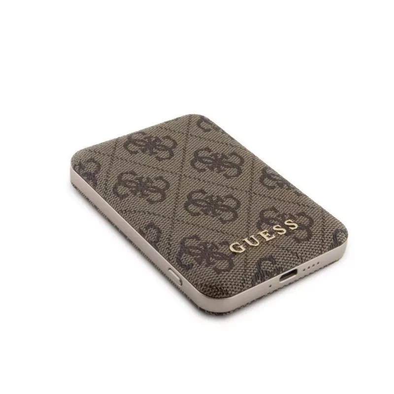Guess powerbanka MagSafe 5000mAh 4G PU hnedá