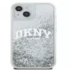 DKNY Apple iPhone 15 pevné puzdro Liquid Glitter Big Logo čierne
