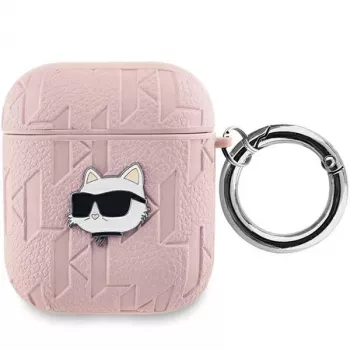 Karl Lagerfeld Ikonik Saffiano zadné puzdro pre Apple iPhone 14 Pro Max - ružové