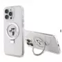 Karl Lagerfeld Apple iPhone 16 Pro Ringstand Karl and Choupette MagSafe puzdro transparentné