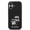 Karl Lagerfeld Apple iPhone 17 Liquid Silicone K&CH Sketch puzdro MagSafe čierne