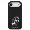 Karl Lagerfeld Apple iPhone Air Liquid Silicone K&CH Sketch puzdro MagSafe čierne