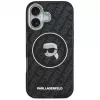 Karl Lagerfeld Apple iPhone 17 silikónové puzdro s MagSafe KL Head Logo čierne