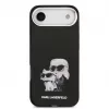 Karl Lagerfeld Apple iPhone Air silikónové puzdro IML Aquarelle K&C Logo čierne