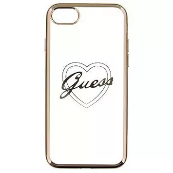 Guess Apple iPhone 7/8 Apple Heart TPU puzdro zlatá