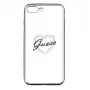Guess Apple iPhone 7 Plus / 8 Plus Apple Heart TPU puzdro strieborná