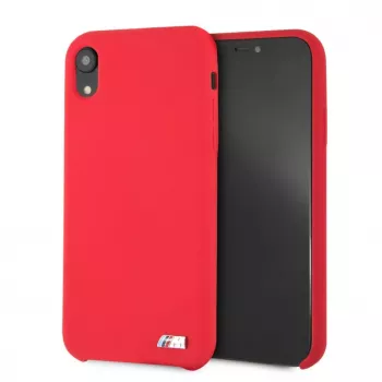 BMW Apple iPhone XR tvrdé puzdro silikónové červená