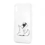 Karl Lagerfeld Apple iPhone XR Fun Choupette No Rope tvrdé puzdro transparentné