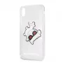 Karl Lagerfeld Apple iPhone XR Fun Eaten tvrdé puzdro transparentné