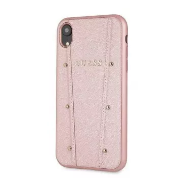 Guess Kaia tvrdé puzdro pre iPhone XR - ružové zlato