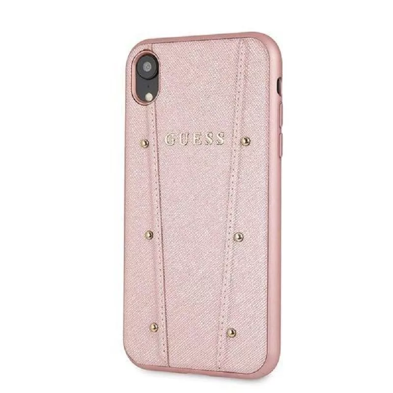 Guess Kaia tvrdé puzdro pre iPhone XR - ružové zlato