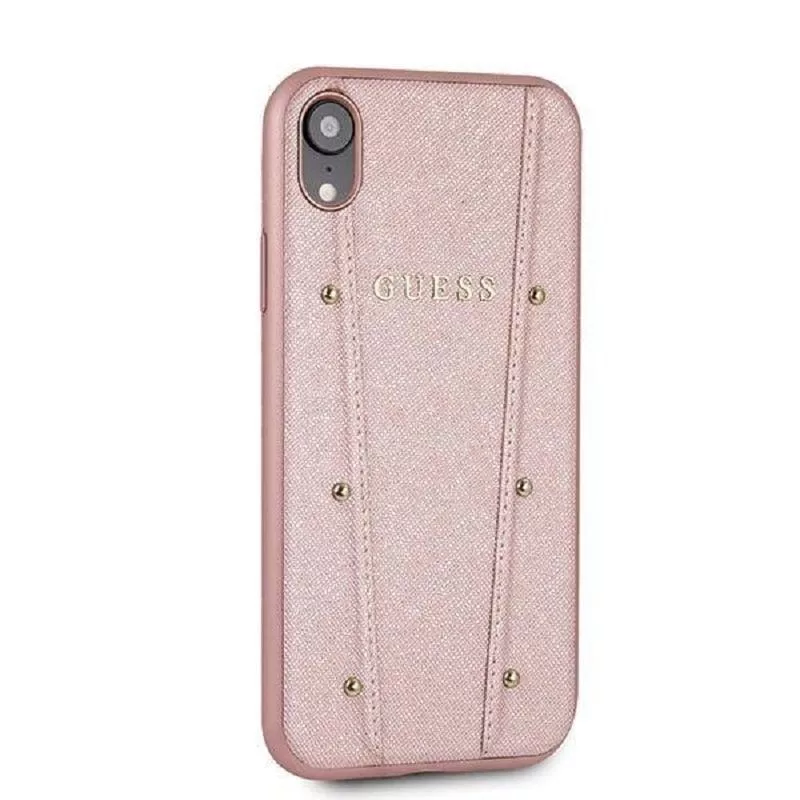 Guess Kaia tvrdé puzdro pre iPhone XR - ružové zlato