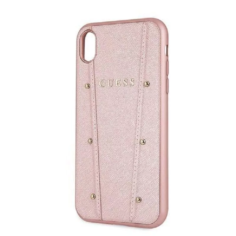 Guess Kaia tvrdé puzdro pre iPhone XR - ružové zlato