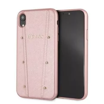 Guess Kaia tvrdé puzdro pre iPhone XR - ružové zlato