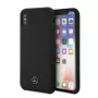 Mercedes-Benz Apple iPhone XR Liquid Silicone puzdro čierna