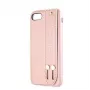 Guess iPhone 7/8/SE 2020 Saffiano Strap puzdro ružová