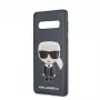 Karl Lagerfeld Samsung Galaxy S10 Ikonik Full Body PC/TPU puzdro modrá