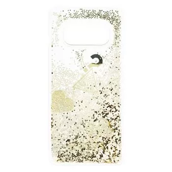 Guess Samsung Galaxy S10e Glitter Hearts kryt zlatá
