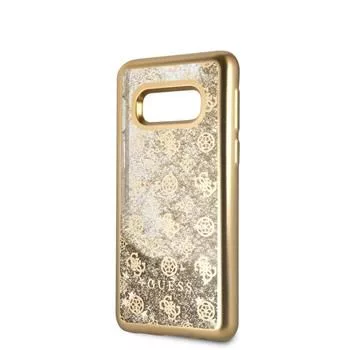 Guess Samsung Galaxy S10e Glitter 4G Peony tvrdé puzdro zlatá