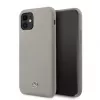 Mercedes-Benz Apple iPhone 11 Liquid Silicone puzdro sivá