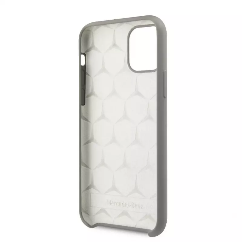 Mercedes-Benz Apple iPhone 11 Liquid Silicone puzdro sivá