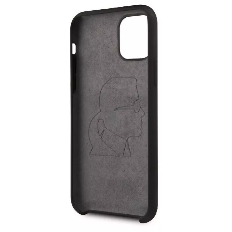 Karl Lagerfeld Apple iPhone 11 Pro Iconic silikónový kryt čierna