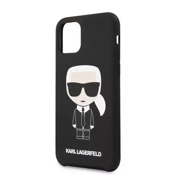 Karl Lagerfeld Apple iPhone 11 Pro Iconic silikónový kryt čierna