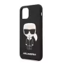 Karl Lagerfeld Apple iPhone 11 Pro Iconic silikónový kryt čierna