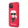 Karl Lagerfeld Iconic kryt tela pre Apple iPhone 11 Pro - červený