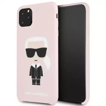 Karl Lagerfeld Apple iPhone 11 Pro Max silikónový Fullbody Ikonic ružová