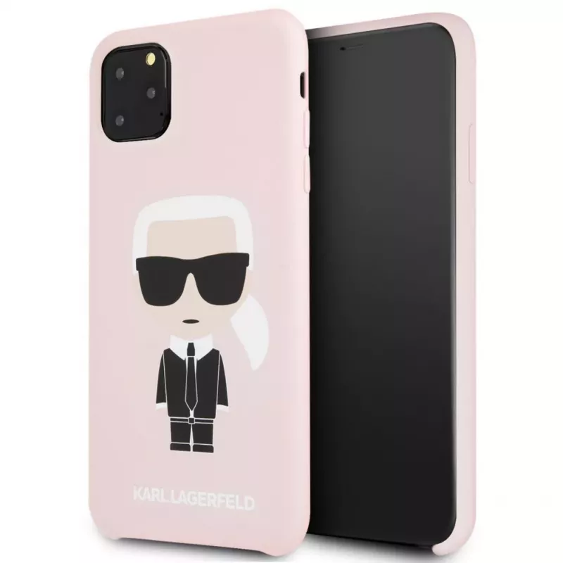 Karl Lagerfeld Apple iPhone 11 Pro Max silikónový Fullbody Ikonic ružová