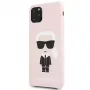 Karl Lagerfeld Apple iPhone 11 Pro Max silikónový Fullbody Ikonic ružová
