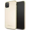 Guess Apple iPhone 11 Pro Max Iridescent PU pevné puzdro zlatá