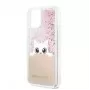 Guess Apple iPhone 11 Pro Glitter Peek and Boo kryt ružový