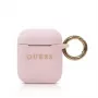 Guess silikónové puzdro pre Apple AirPods (1. a 2. generácia) - ružová