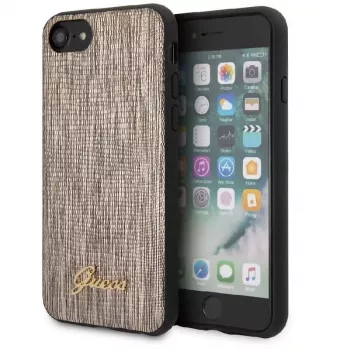 Guess Apple iPhone 7/8/SE2020 Lizard kryt zlatá