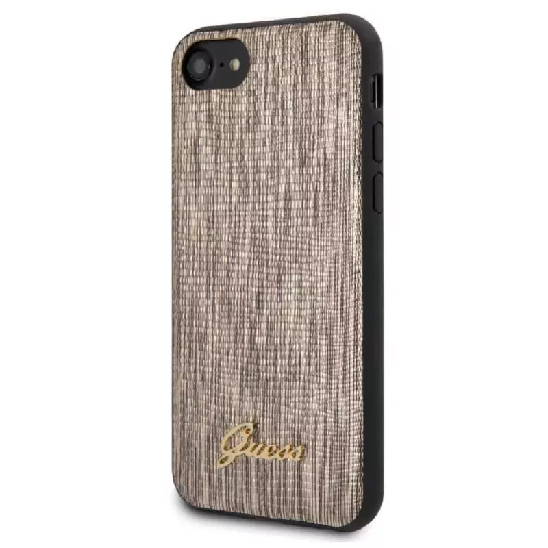 Guess Apple iPhone 7/8/SE2020 Lizard kryt zlatý