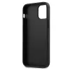 Guess GUHCP12SVSATMLRE Saffiano pevné puzdro pre Apple iPhone 12 Mini - červená