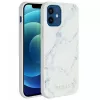 Guess Apple iPhone 12 mini 5,4 palca PC/TPU Marble kryt biela