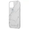 Guess Apple iPhone 12 mini 5,4 palca PC/TPU Marble kryt biela