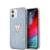 Guess Apple iPhone 12 mini 5,4'' PC/TPU Denim Triangle kryt svetlomodrá