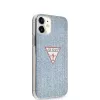 Guess Apple iPhone 12 mini 5,4'' PC/TPU Denim Triangle kryt svetlomodrá