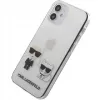 Karl Lagerfeld Apple iPhone 12 mini 5,4 palca PC/TPU Karl & Choupette kryt transparentná