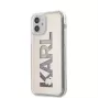 Karl Lagerfeld iPhone 12 mini 5.4'' Liquid Glitter Multi Mirror kryt strieborná