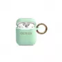 Guess AirPods Pro Glitter silikónové puzdro zelená